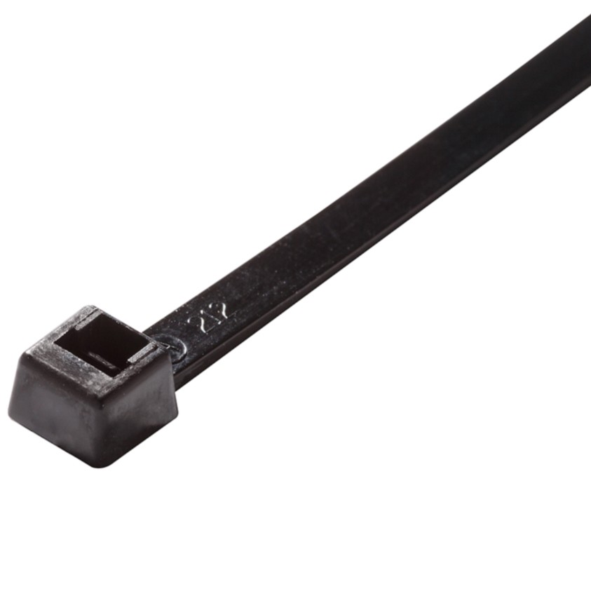 Cable Tie - 11" - Black Color - 100-Pack.  Standard Duty Zip-Tie. - ZT-11B