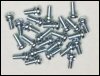 Philips Pan Head Bolt w/washer - zinc blue - M5x12 - 25-Pack - BBF-050-012X25