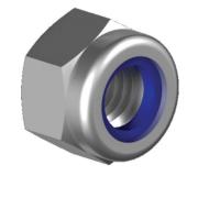 Stainless Steel A2 Nut 10mm Lock - 2NL-100-000